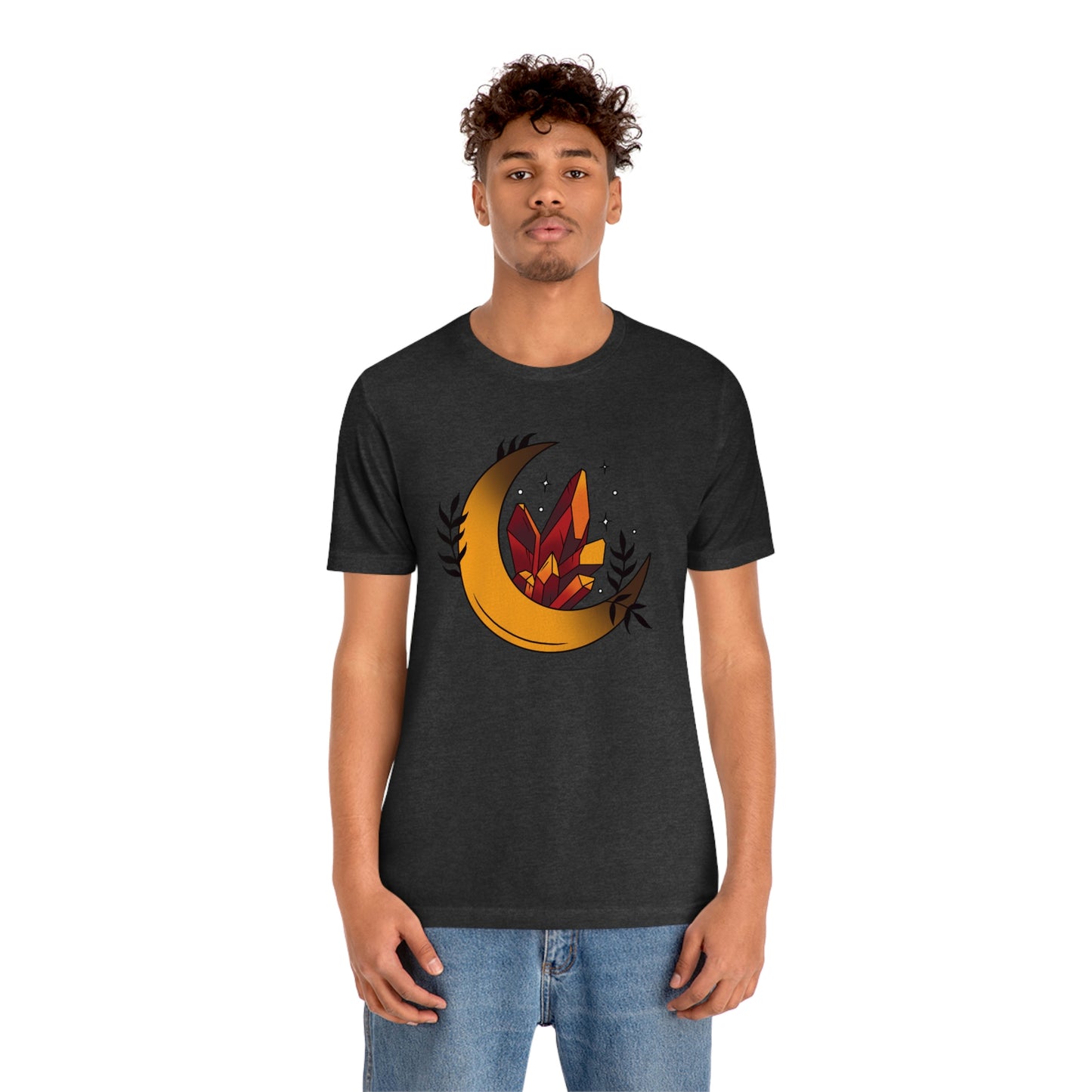 Orange Crystal Unisex Jersey Short Sleeve Tee