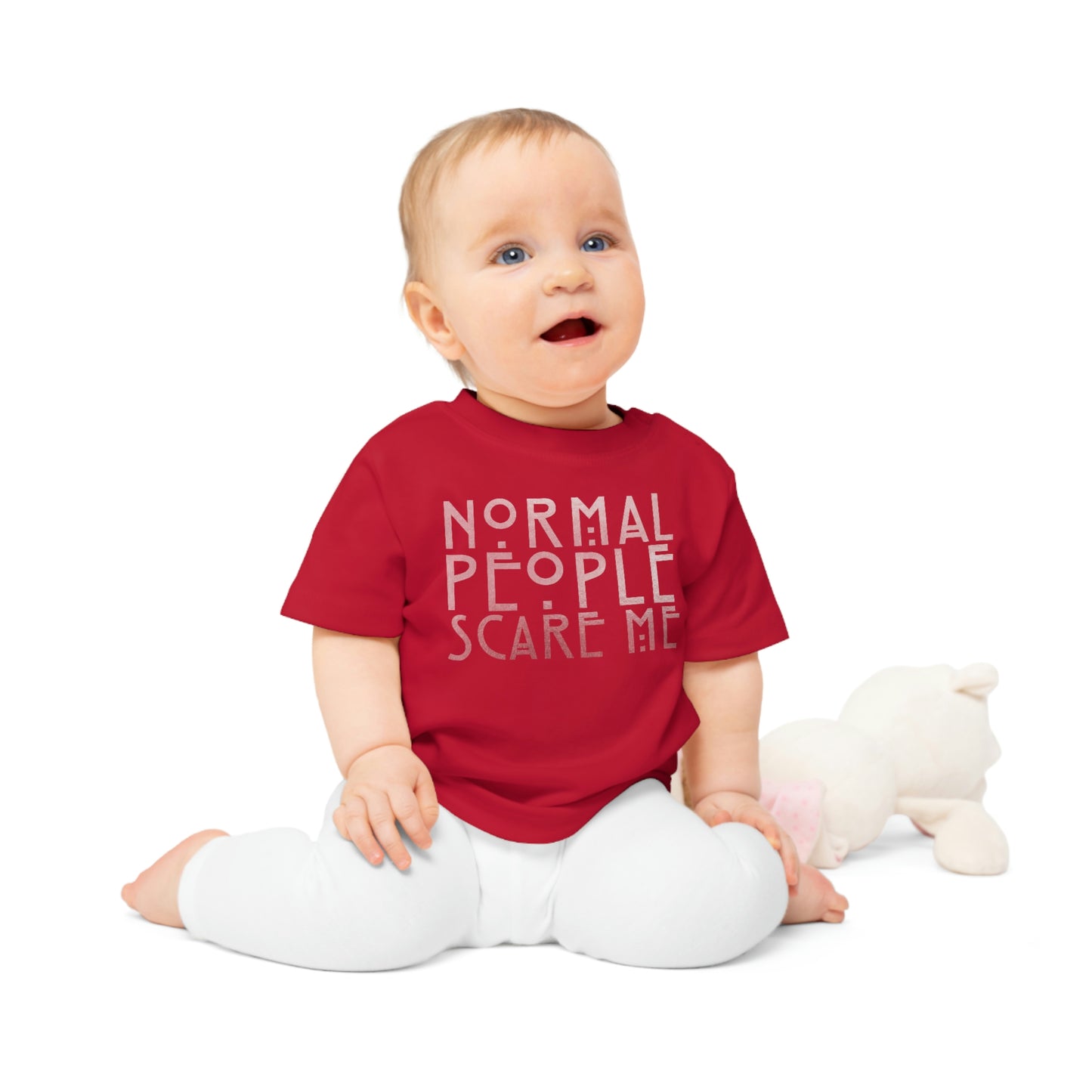 Normal People Scare Me Baby T-Shirt