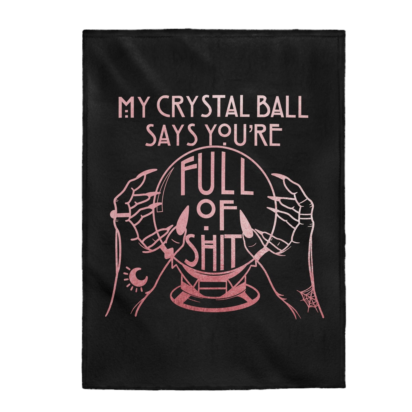 My Crystal Ball Velveteen Plush Blanket