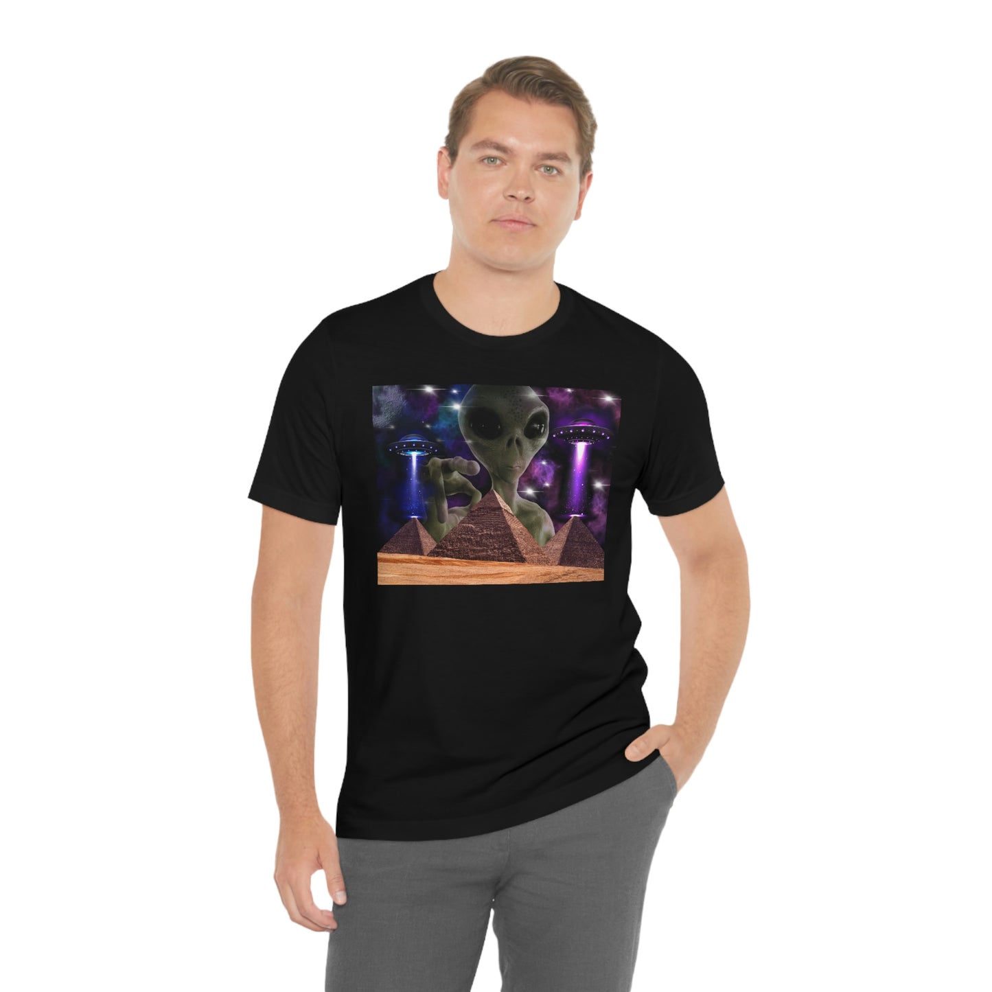 Alien Invasion Unisex Jersey Short Sleeve Tee