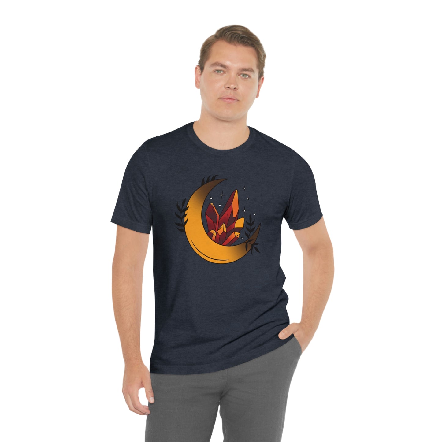 Orange Crystal Unisex Jersey Short Sleeve Tee