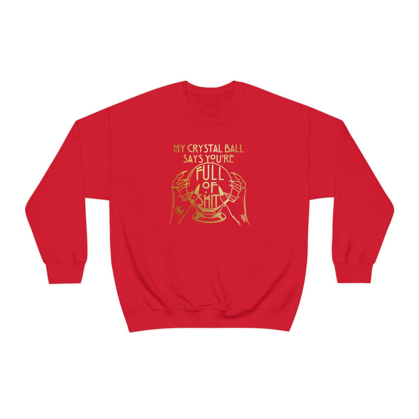My Crystal Ball Gold unisex heavy blend crewneck sweatshirt
