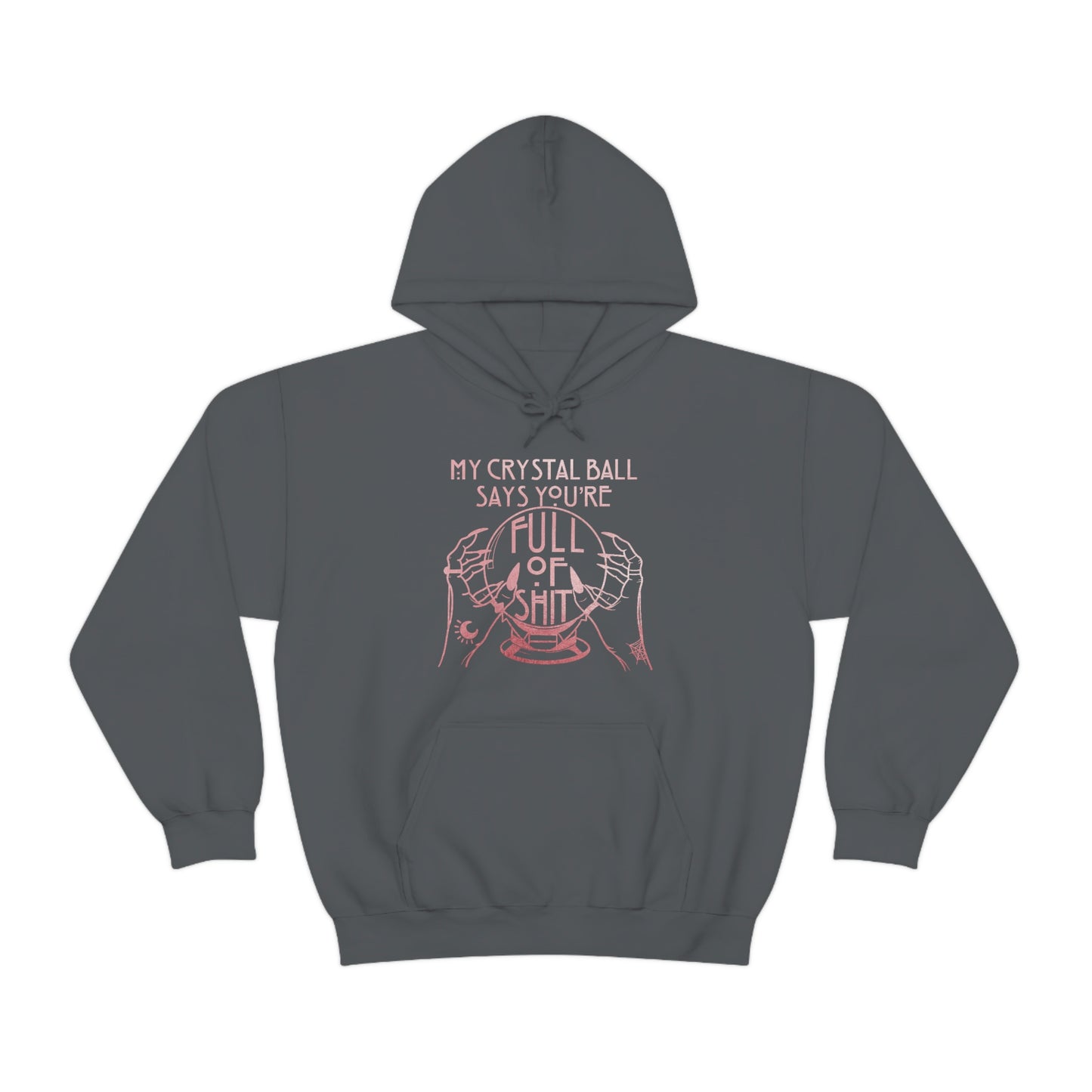 My Crystal Ball Pink Font Unisex Heavy Blend™ Hooded Sweatshirt