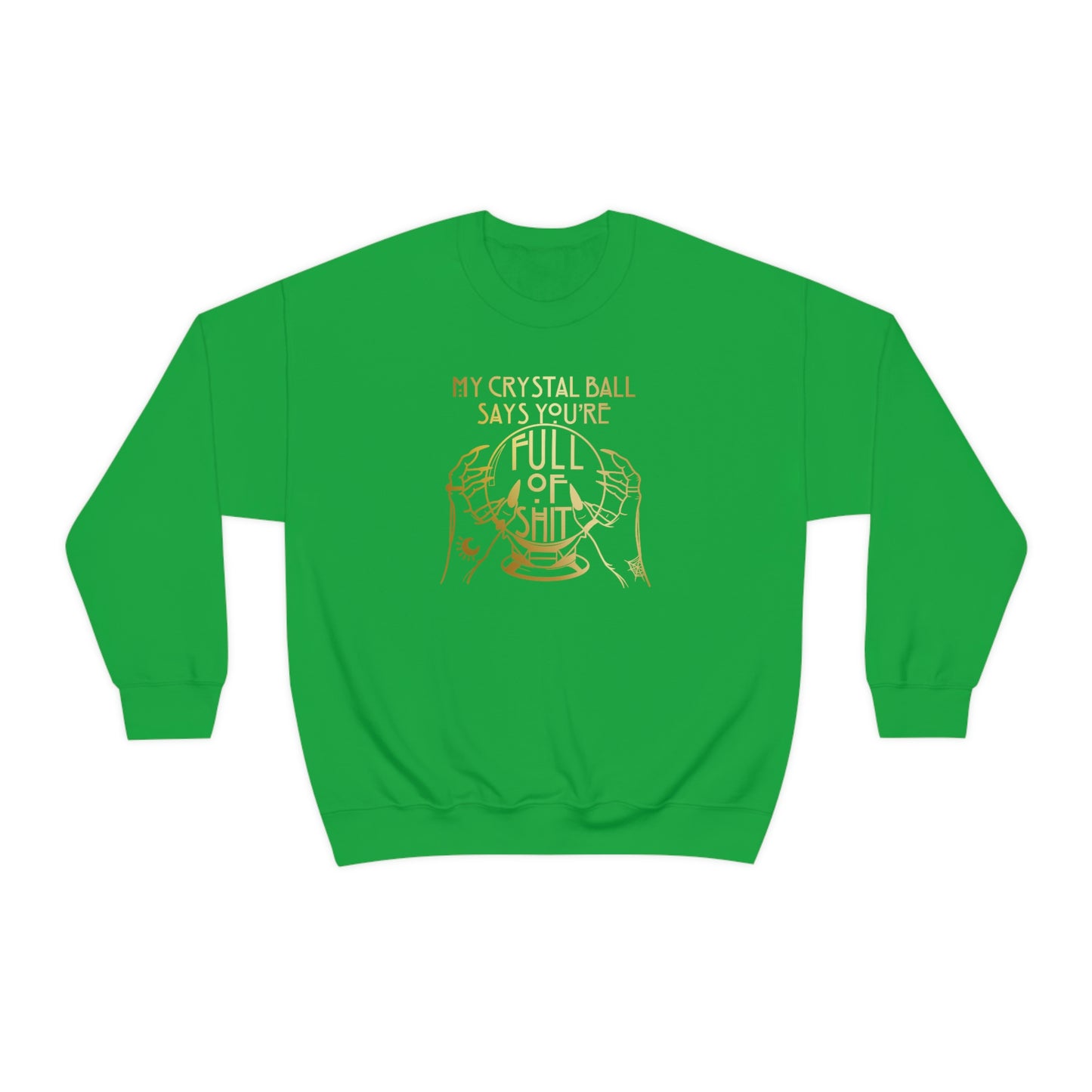 My Crystal Ball Gold unisex heavy blend crewneck sweatshirt