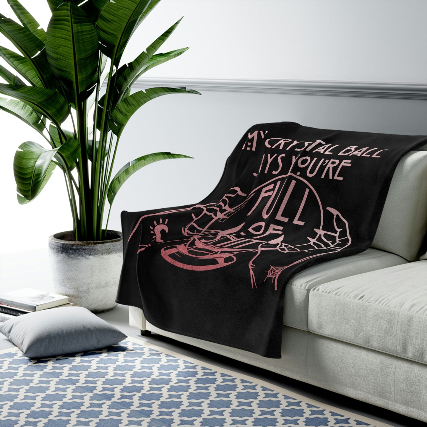 My Crystal Ball Velveteen Plush Blanket
