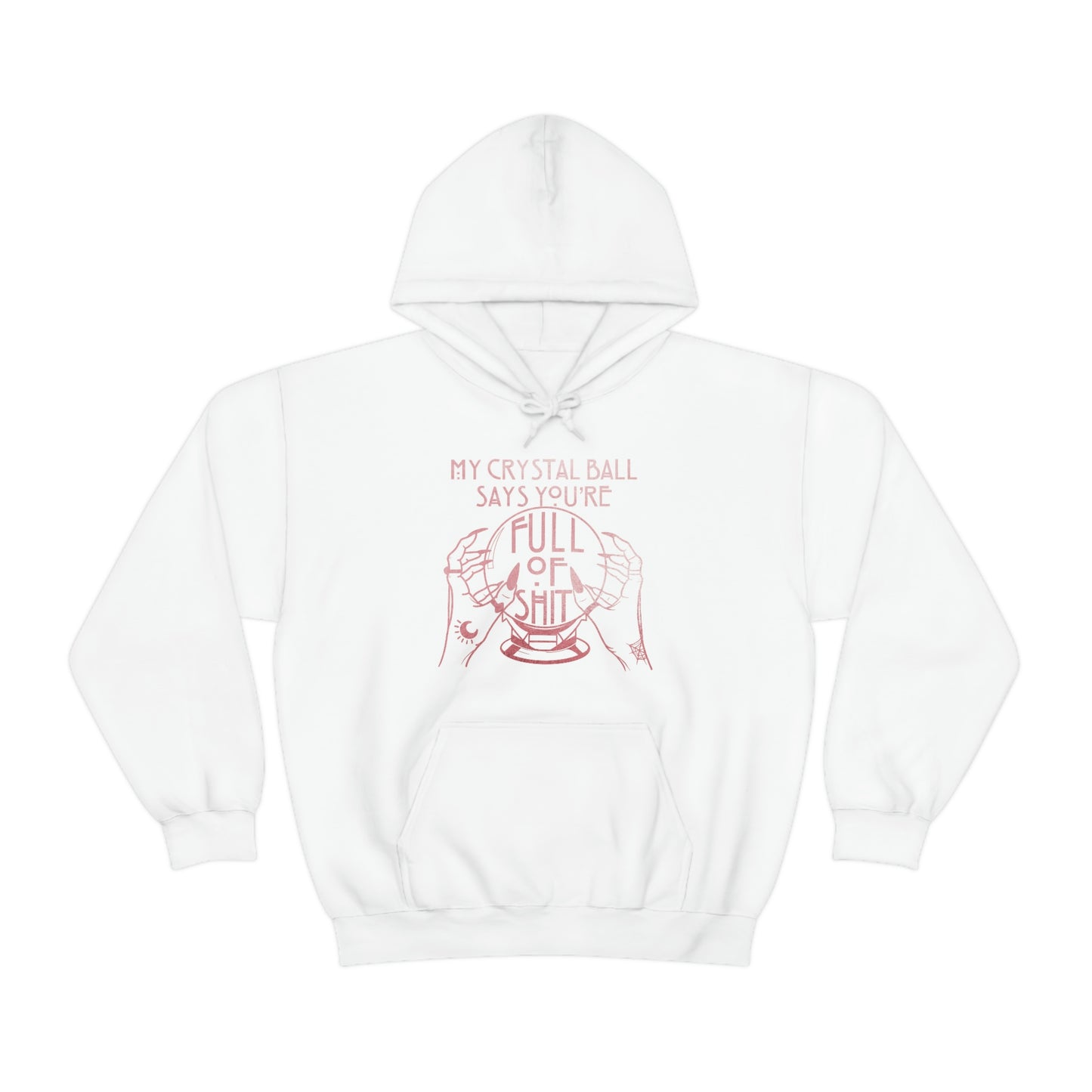 My Crystal Ball Pink Font Unisex Heavy Blend™ Hooded Sweatshirt