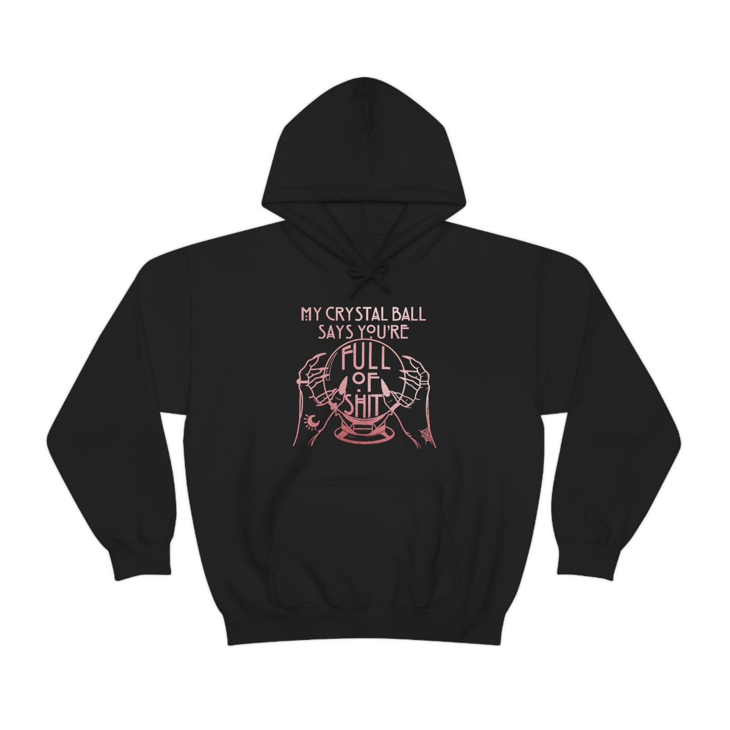 My Crystal Ball Pink Font Unisex Heavy Blend™ Hooded Sweatshirt