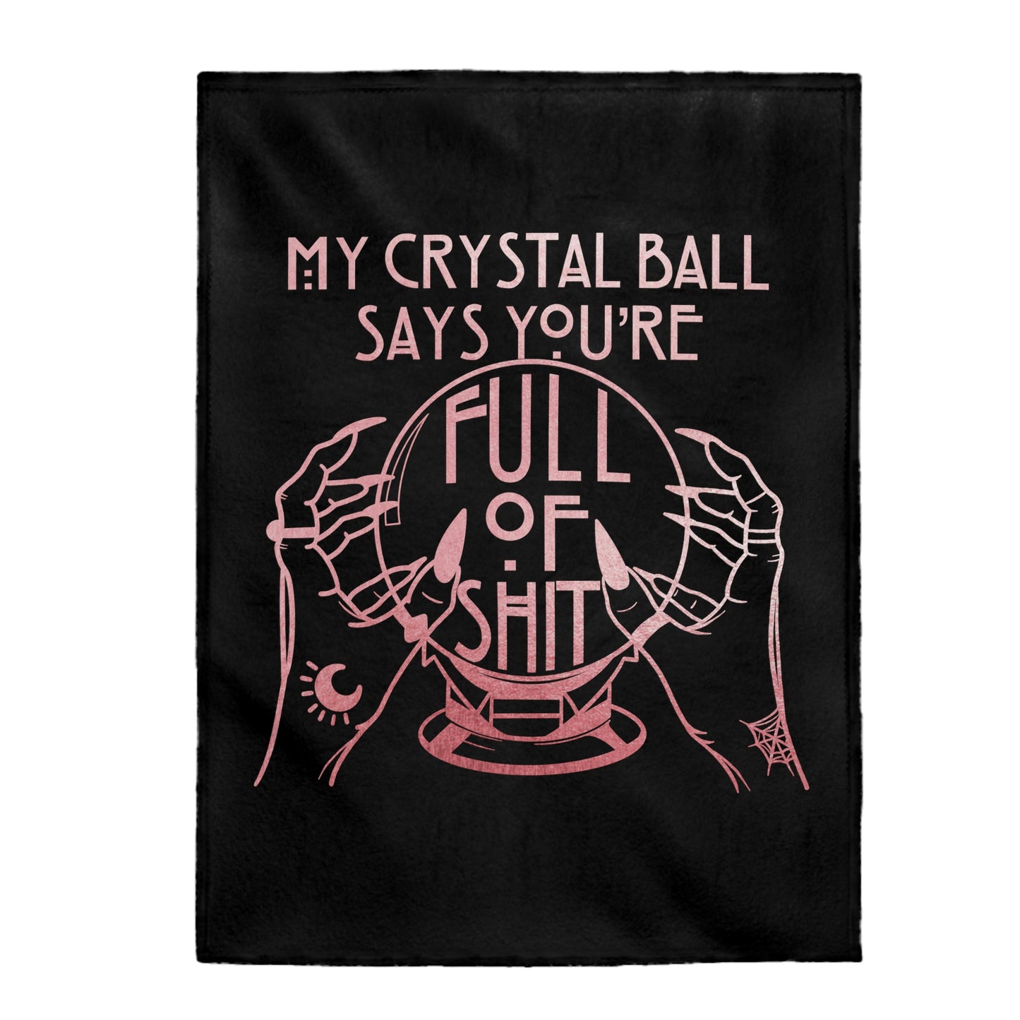 My Crystal Ball Velveteen Plush Blanket