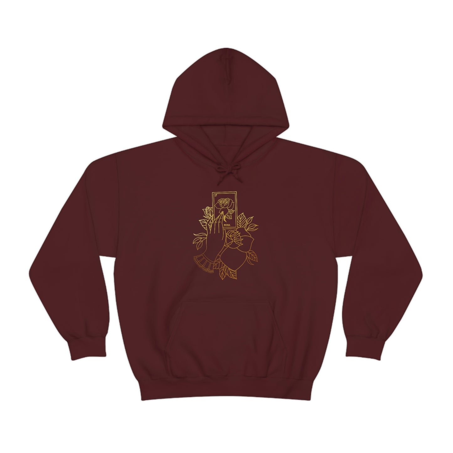 Rosa Card Gold Lines Unisex Heavy Blend™ Hooded Sweatshirt