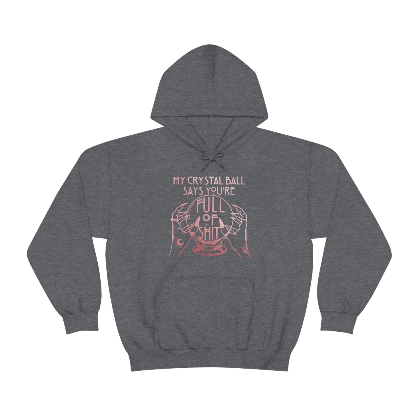My Crystal Ball Pink Font Unisex Heavy Blend™ Hooded Sweatshirt