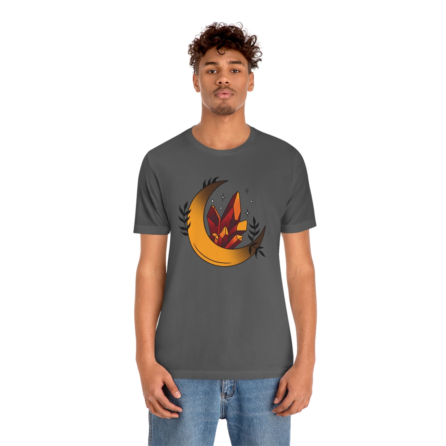 Orange Crystal Unisex Jersey Short Sleeve Tee