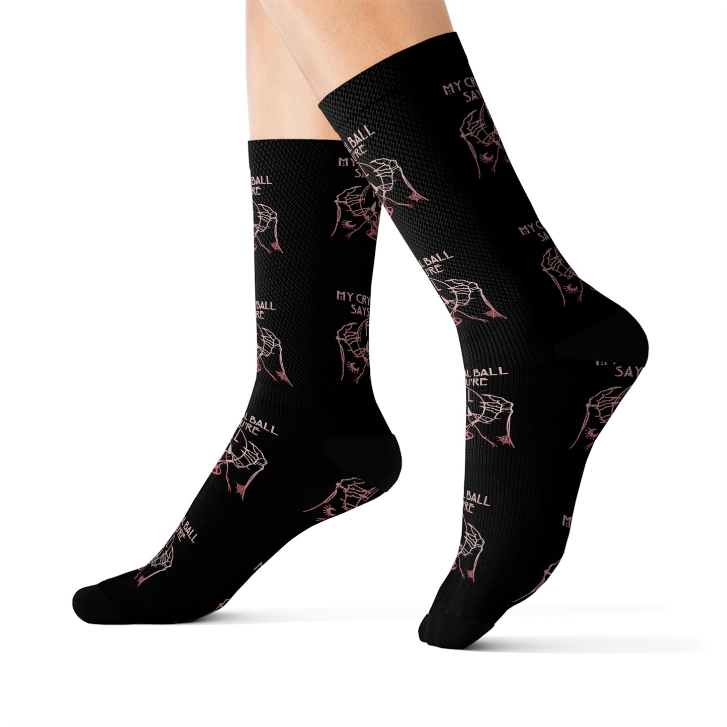 My Crystal Ball Sublimation Socks
