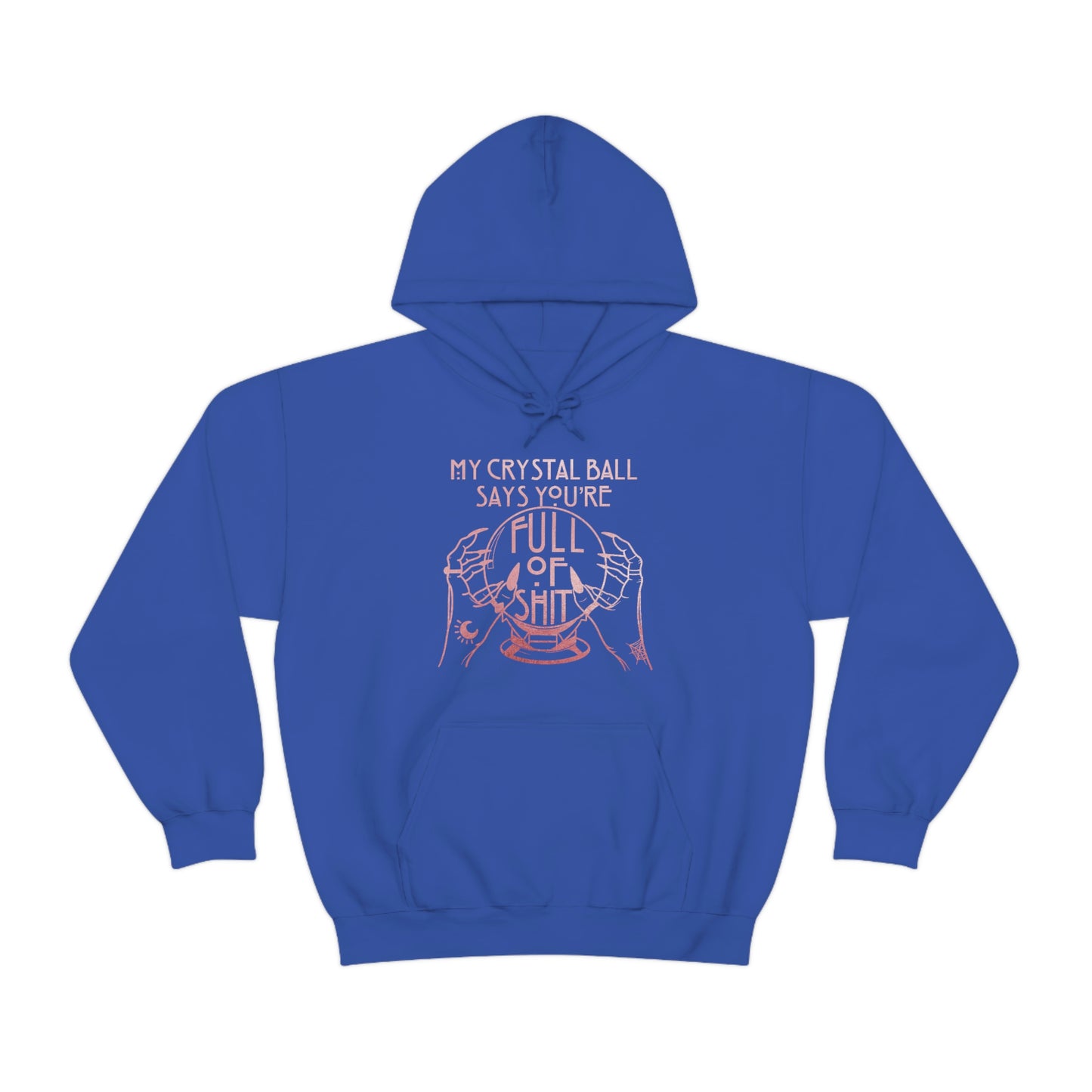 My Crystal Ball Pink Font Unisex Heavy Blend™ Hooded Sweatshirt