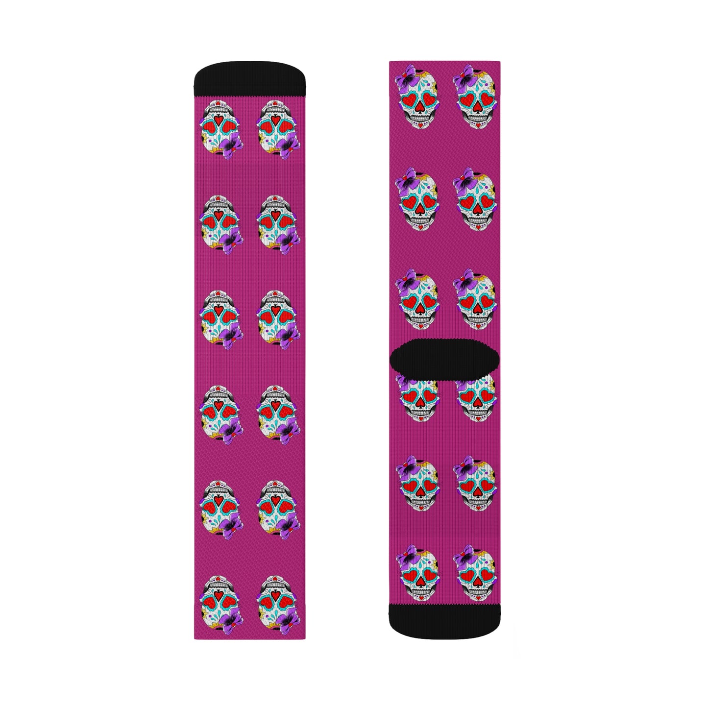 Lady Day of the Dead Sublimation Socks