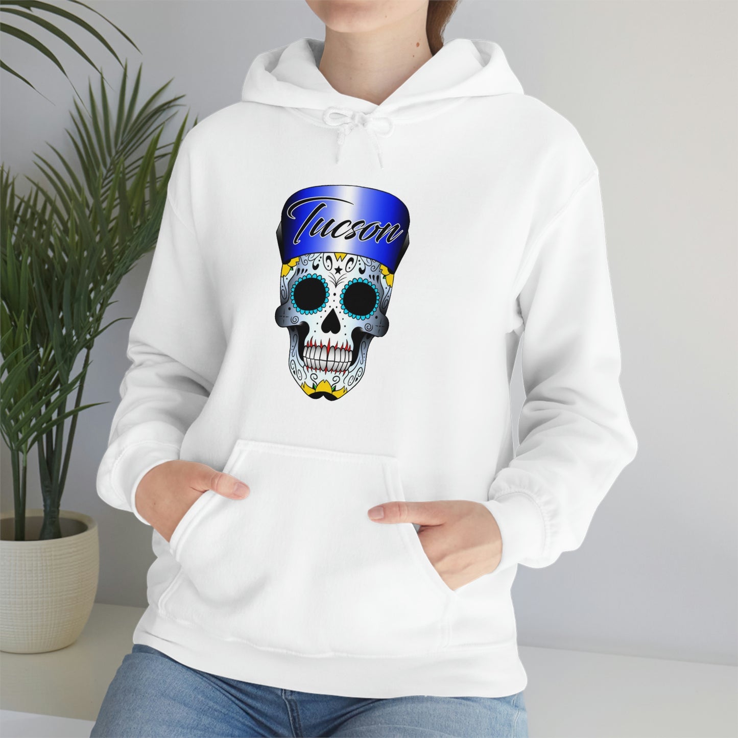 Tucson Skull Unisex Heavy Blend™ Hooded Sweatshirt