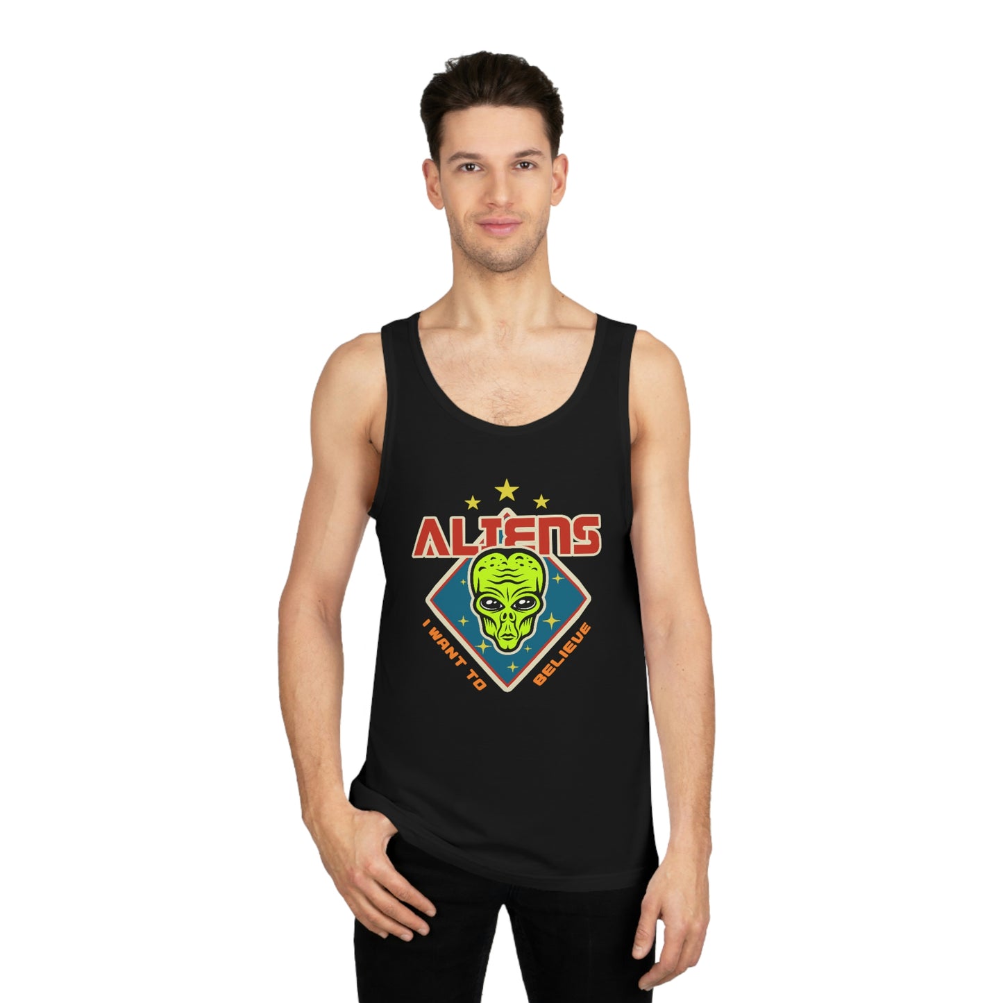 Aliens I Want to Believe Unisex Softstyle™ Tank Top