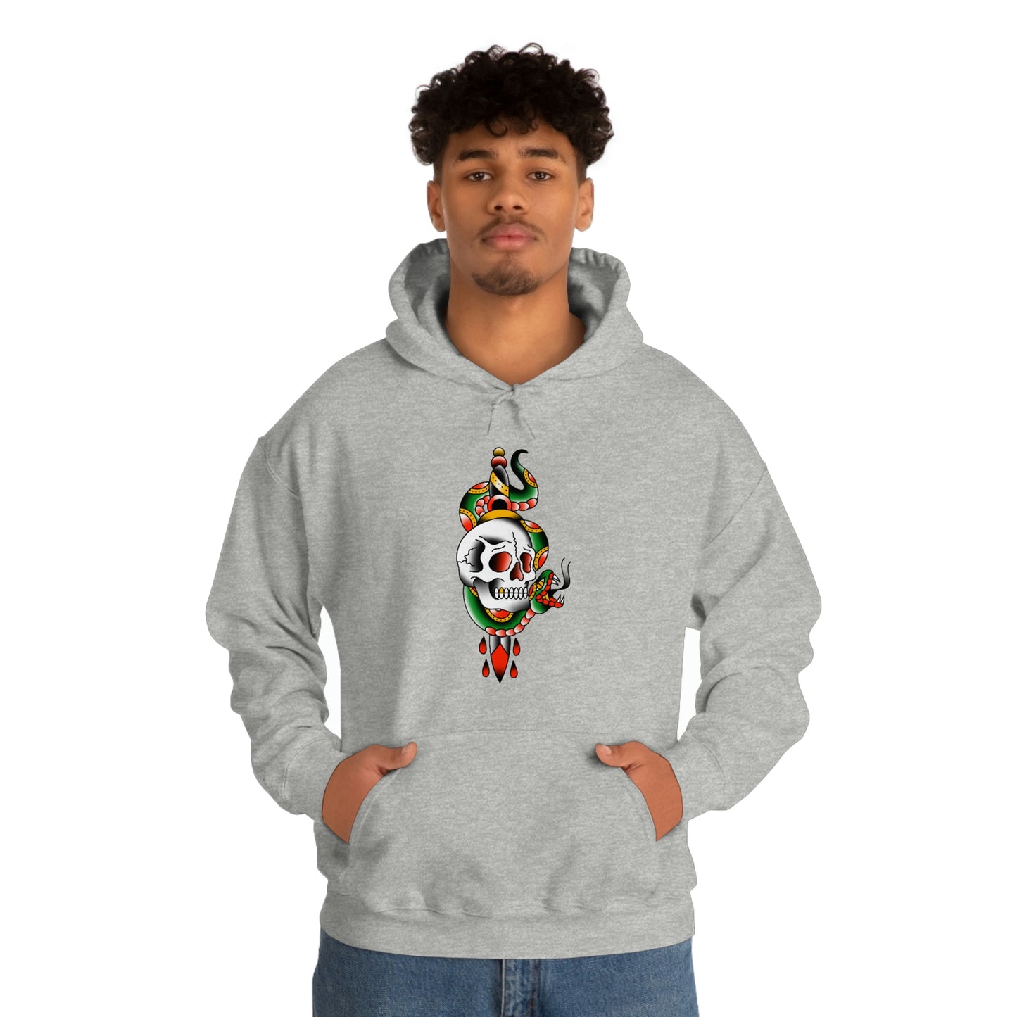 Snake and Dagger Unisex Heavy Blend™ Hooded Sweatshirt