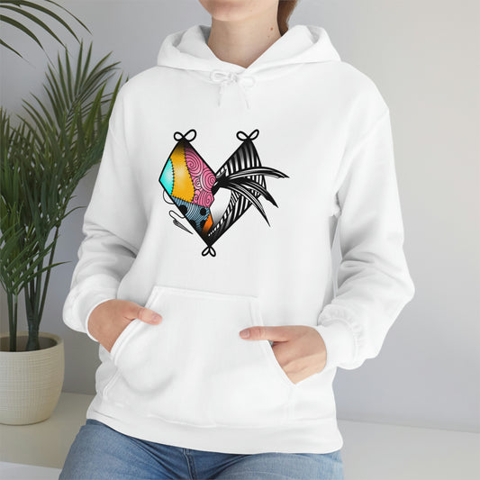 Jack and Sally Heart Unisex Heavy Blend™ Hooded Sweatshirt