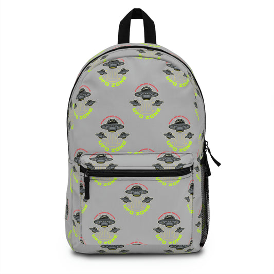 Light Dark Grey UFO Zone Backpack