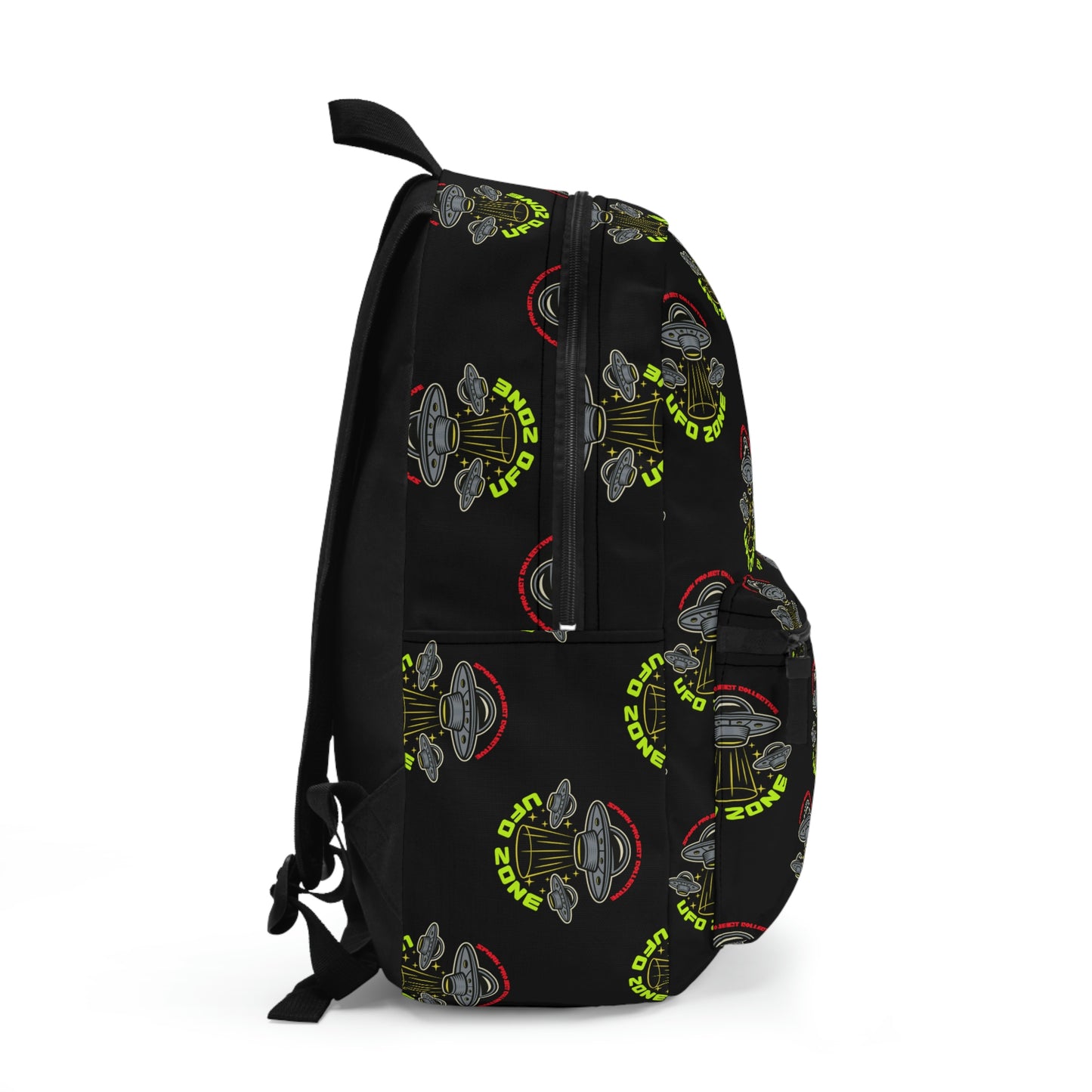 Black UFO Zone Backpack