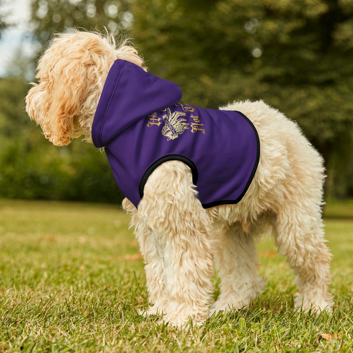 Without One There Is Not The Other Dark Purple Dog Hoodie