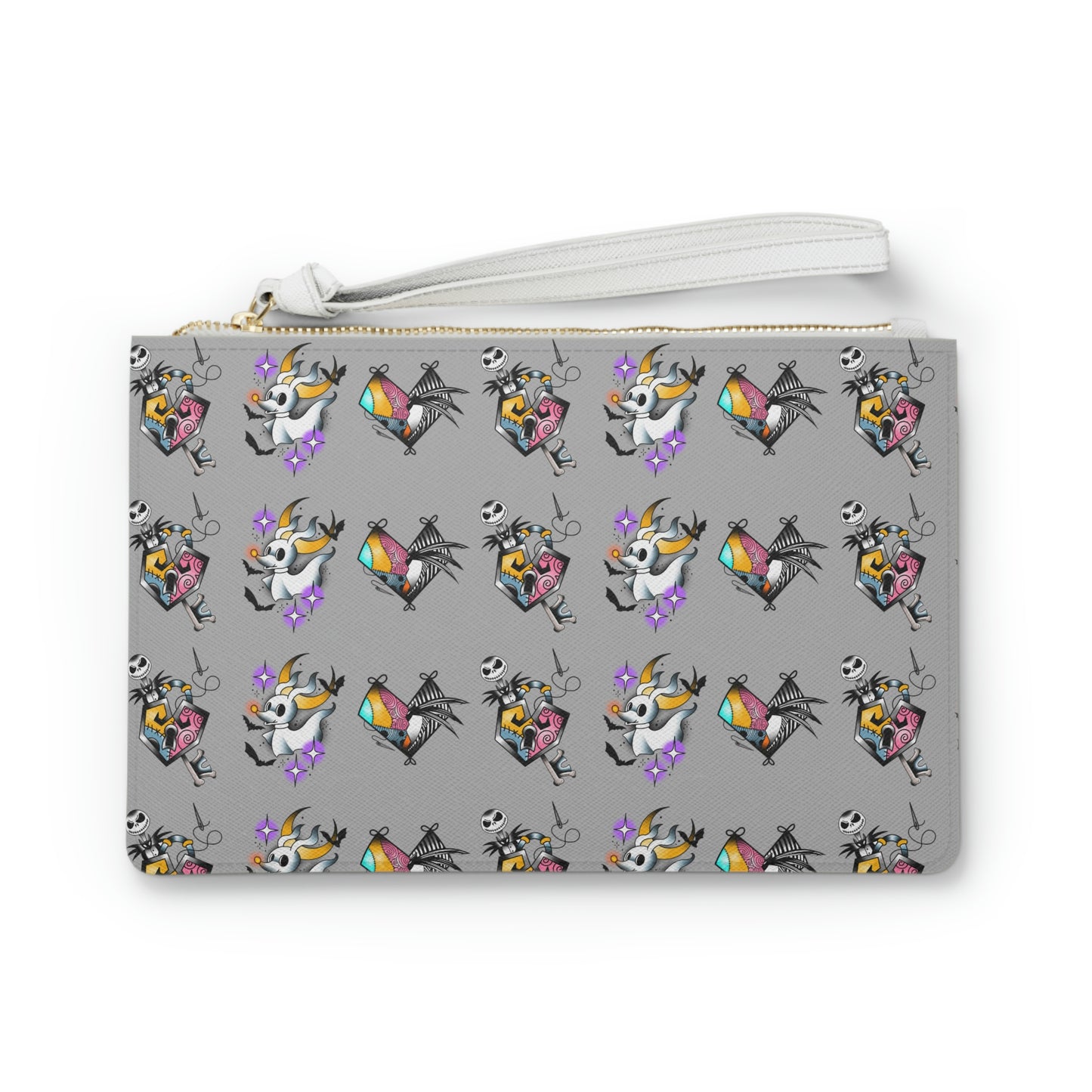 NBC Light Grey Clutch Bag