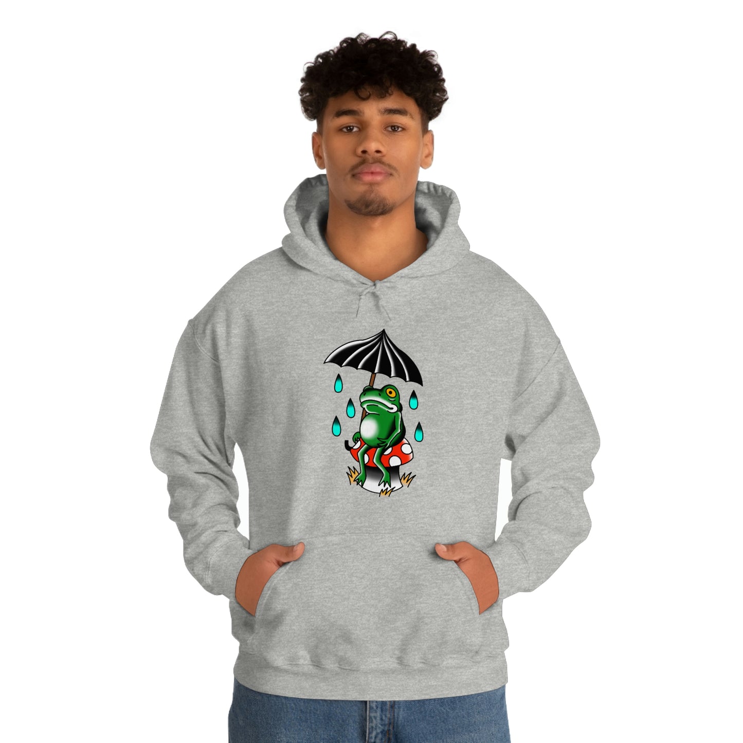 Rainy Day Frog Unisex Heavy Blend™ Hooded Sweatshirt