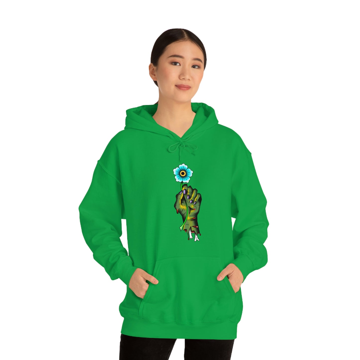 Zombie Flower Unisex Heavy Blend™ Hooded Sweatshirt