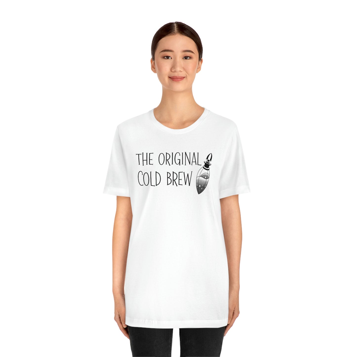 The Original Cold Brew Black Font Unisex Jersey Short Sleeve Tee