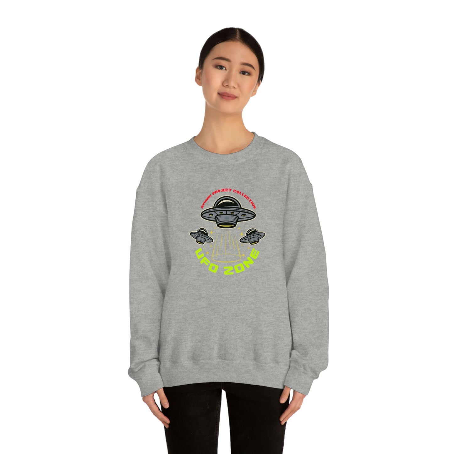 UFO Zone Dark unisex heavy blend crewneck sweatshirt