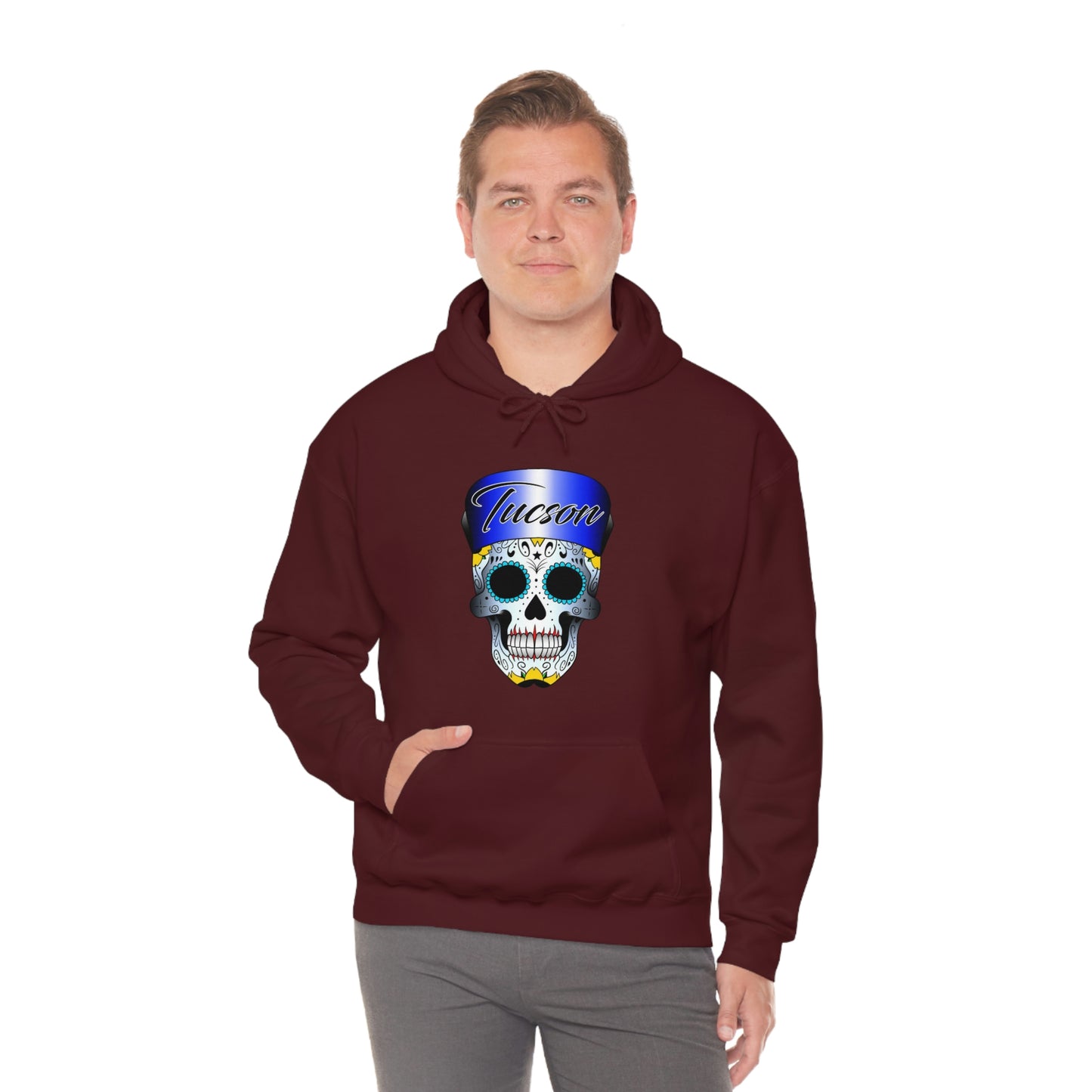 Tucson Skull Unisex Heavy Blend™ Hooded Sweatshirt