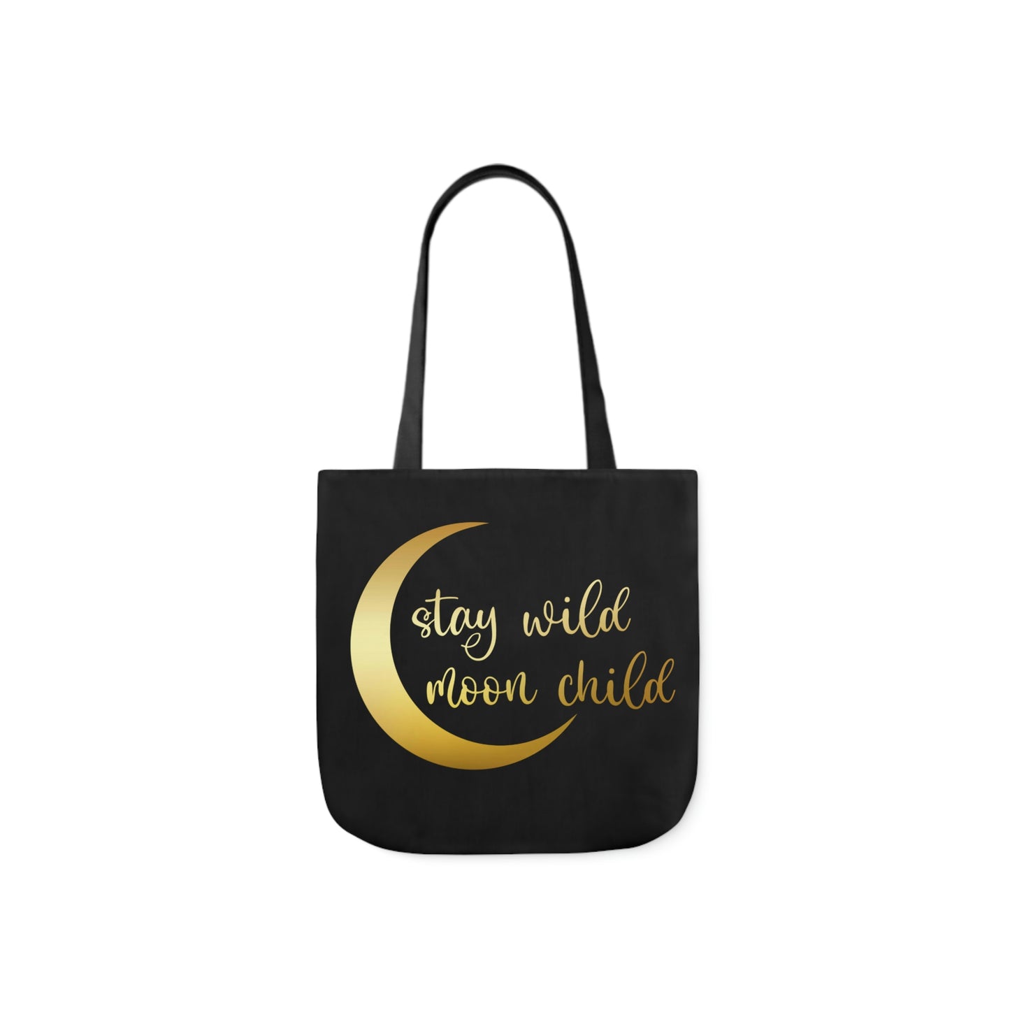 Stay Wild Moon Child AOP Polyester Canvas Tote Bag