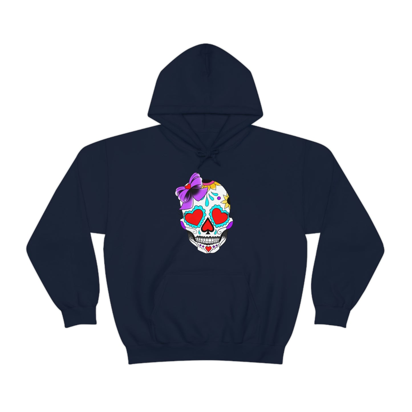 Lady Day of the Dead Unisex Heavy Blend™ Hooded Sweatshirt