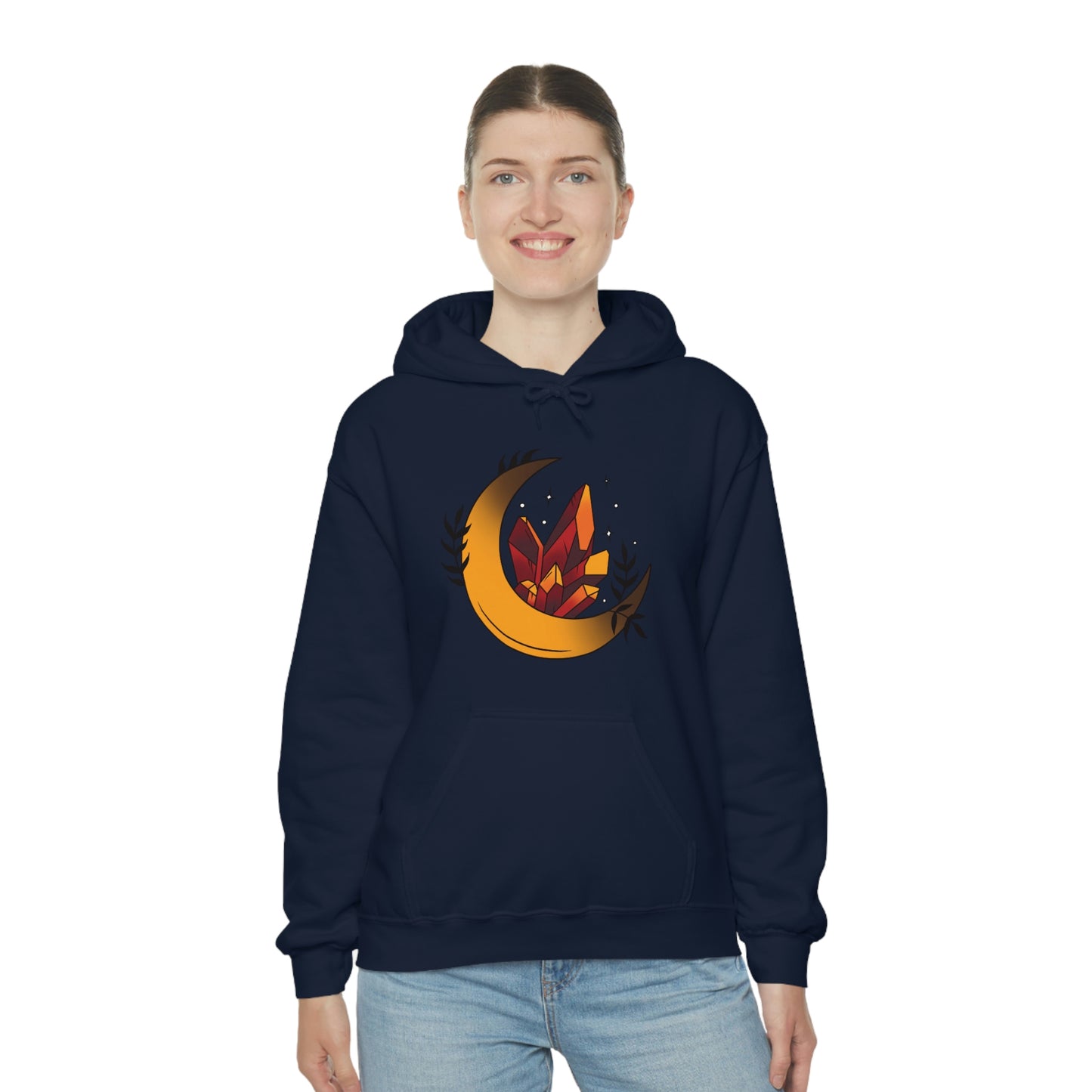 Orange Crystal Unisex Heavy Blend™ Hooded Sweatshirt