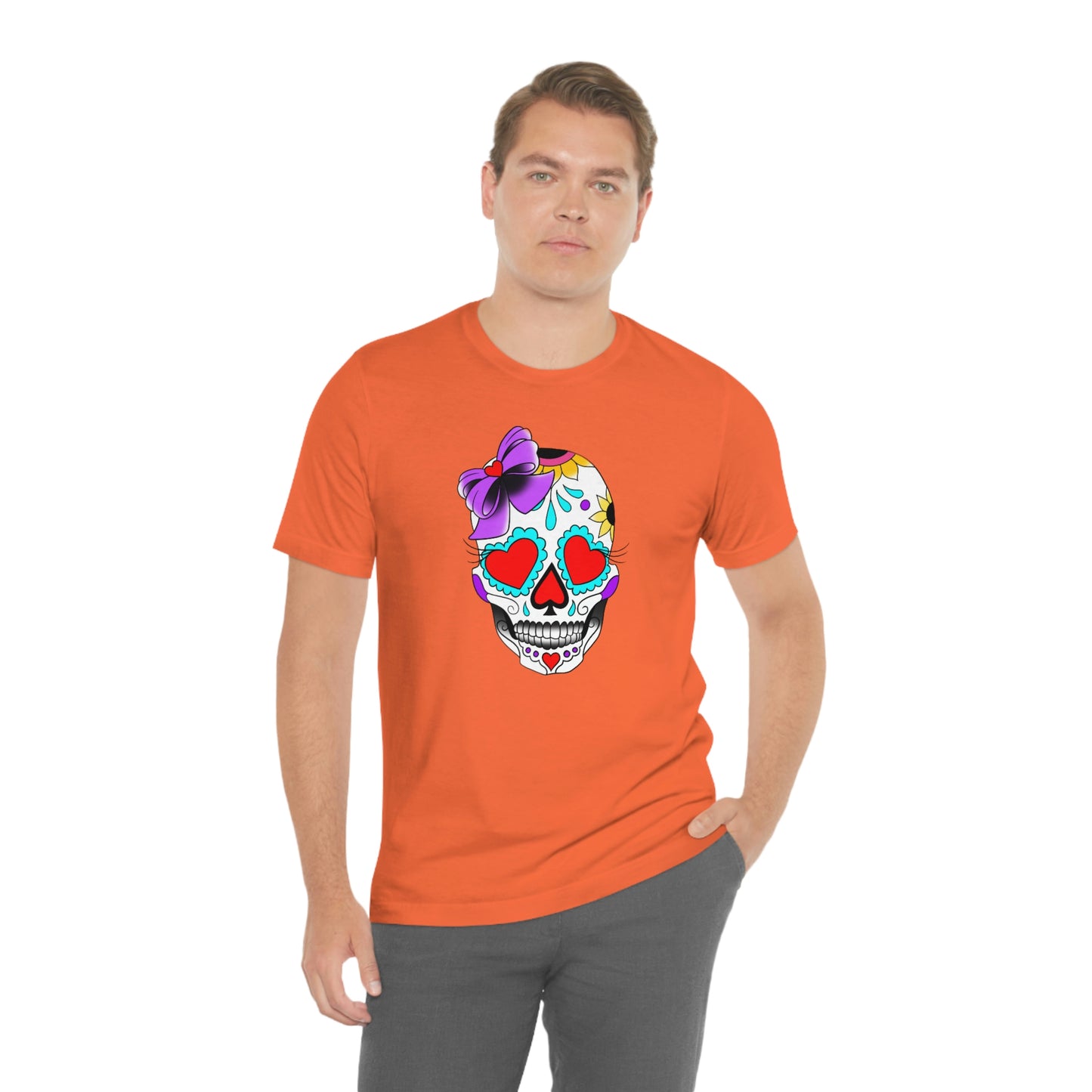 Lady Day of the Dead Unisex Jersey Short Sleeve Tee