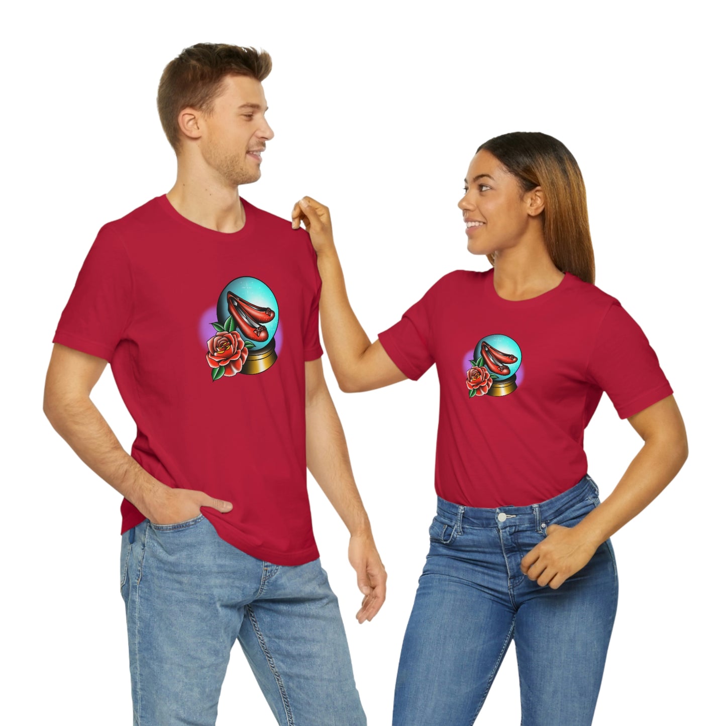 Ruby Slippers Unisex Jersey Short Sleeve Tee