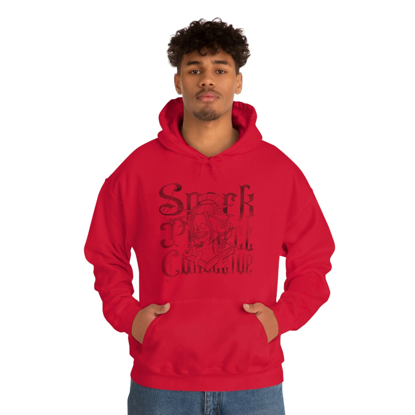 Japanese Spark Black Font Unisex Heavy Blend™ Hooded Sweatshirt