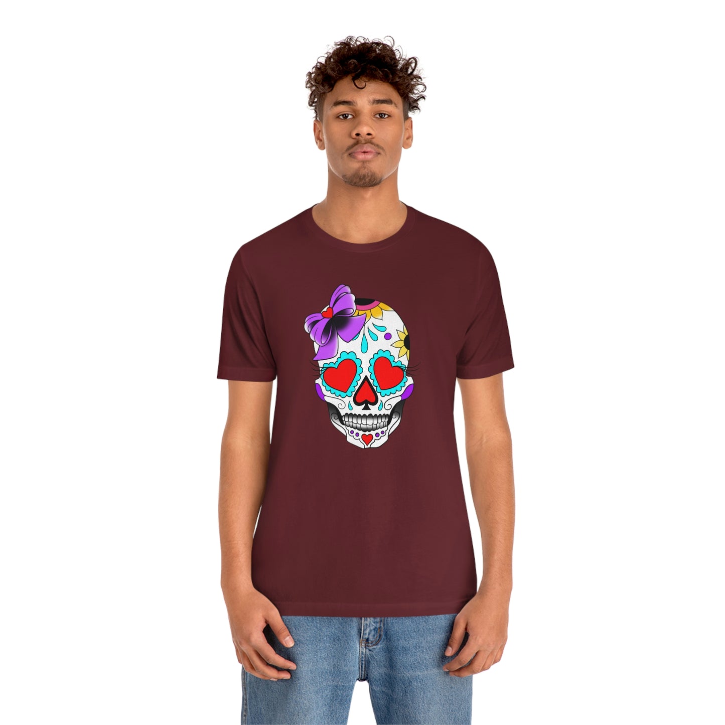 Lady Day of the Dead Unisex Jersey Short Sleeve Tee