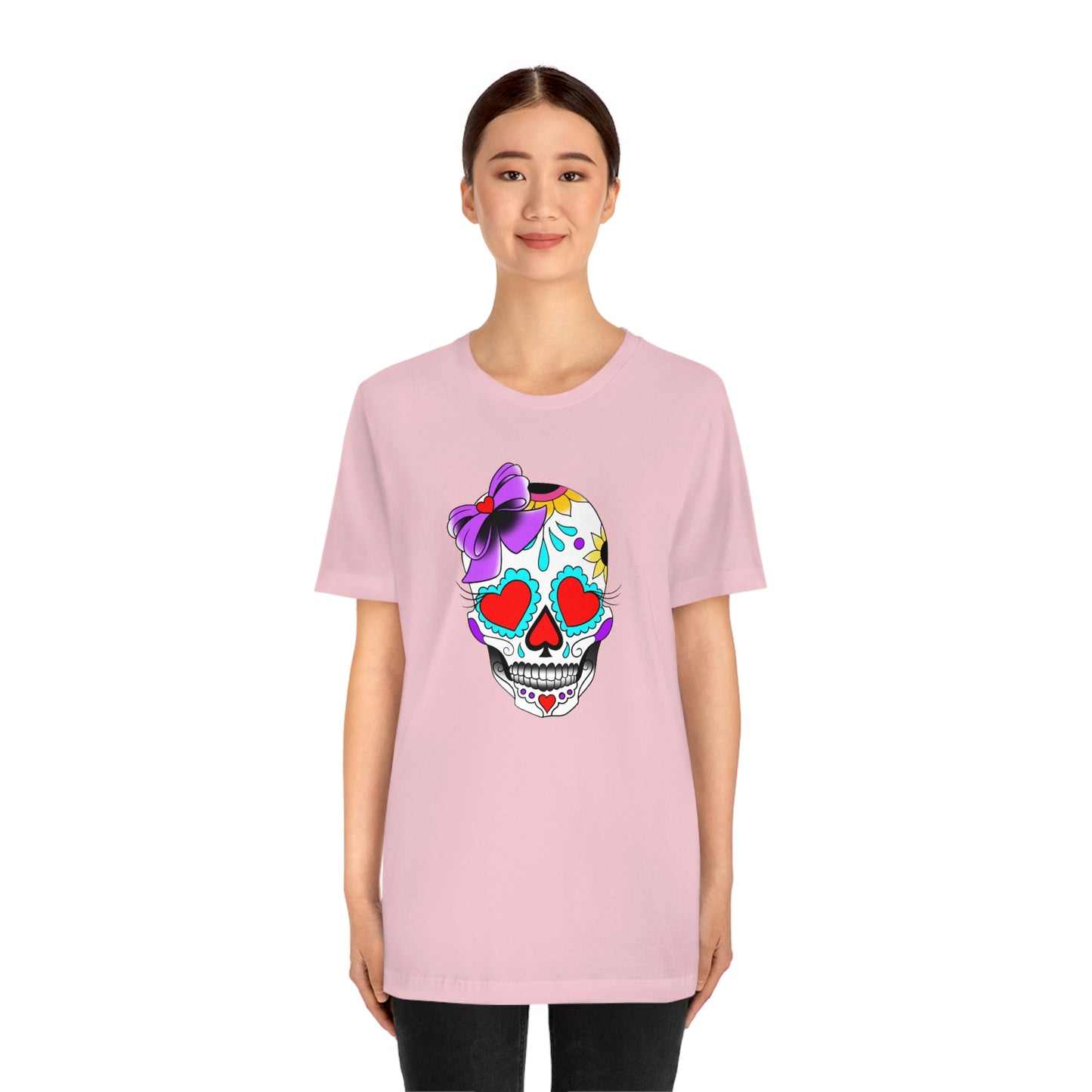 Lady Day of the Dead Unisex Jersey Short Sleeve Tee