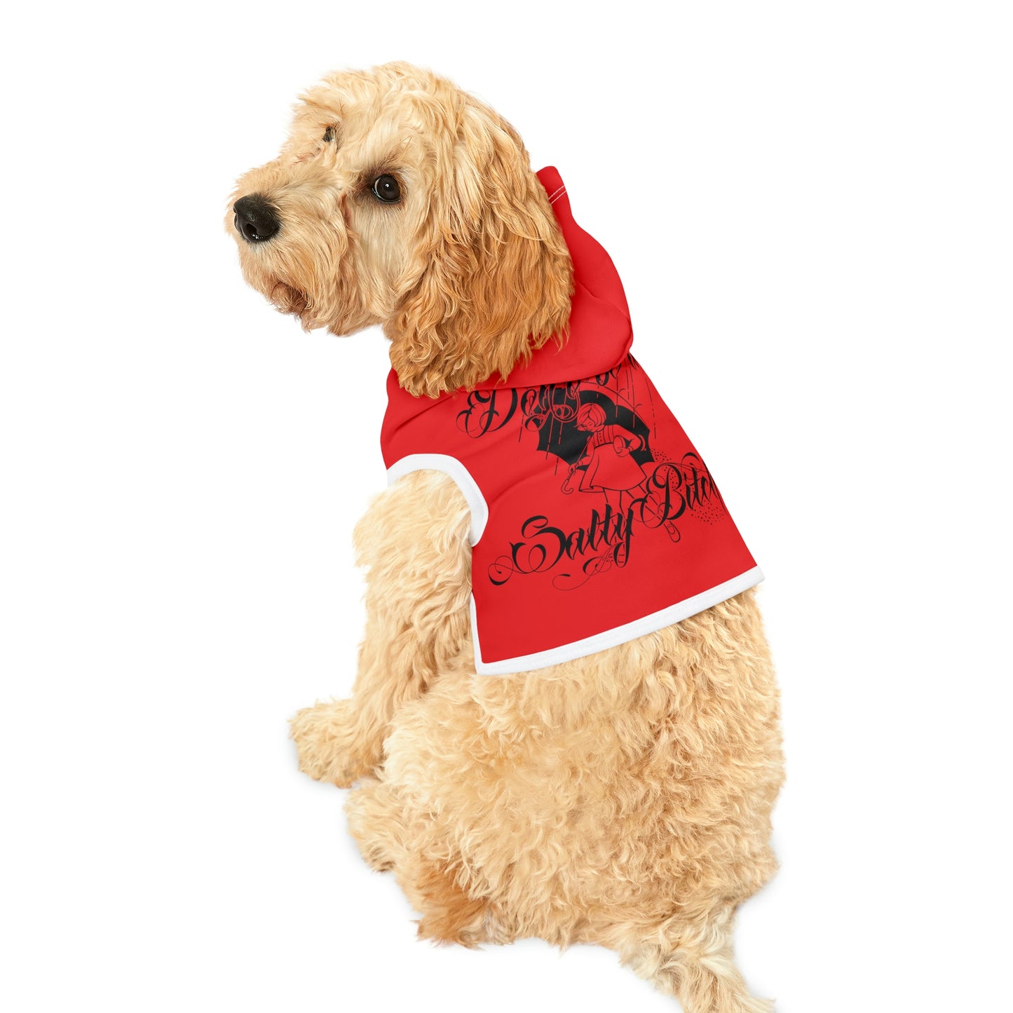 Don't Be Salty Red Dog Hoodie