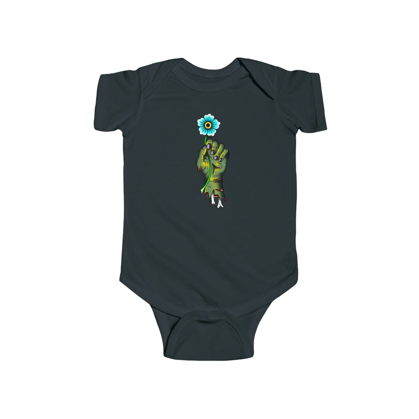 Zombie Flower Infant Fine Jersey Bodysuit