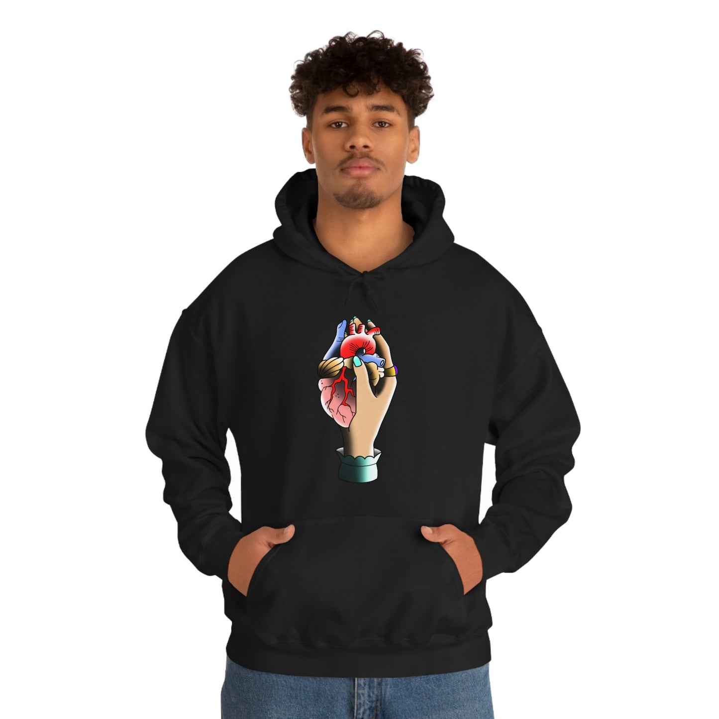 Rip My Heart Out Unisex Heavy Blend™ Hooded Sweatshirt