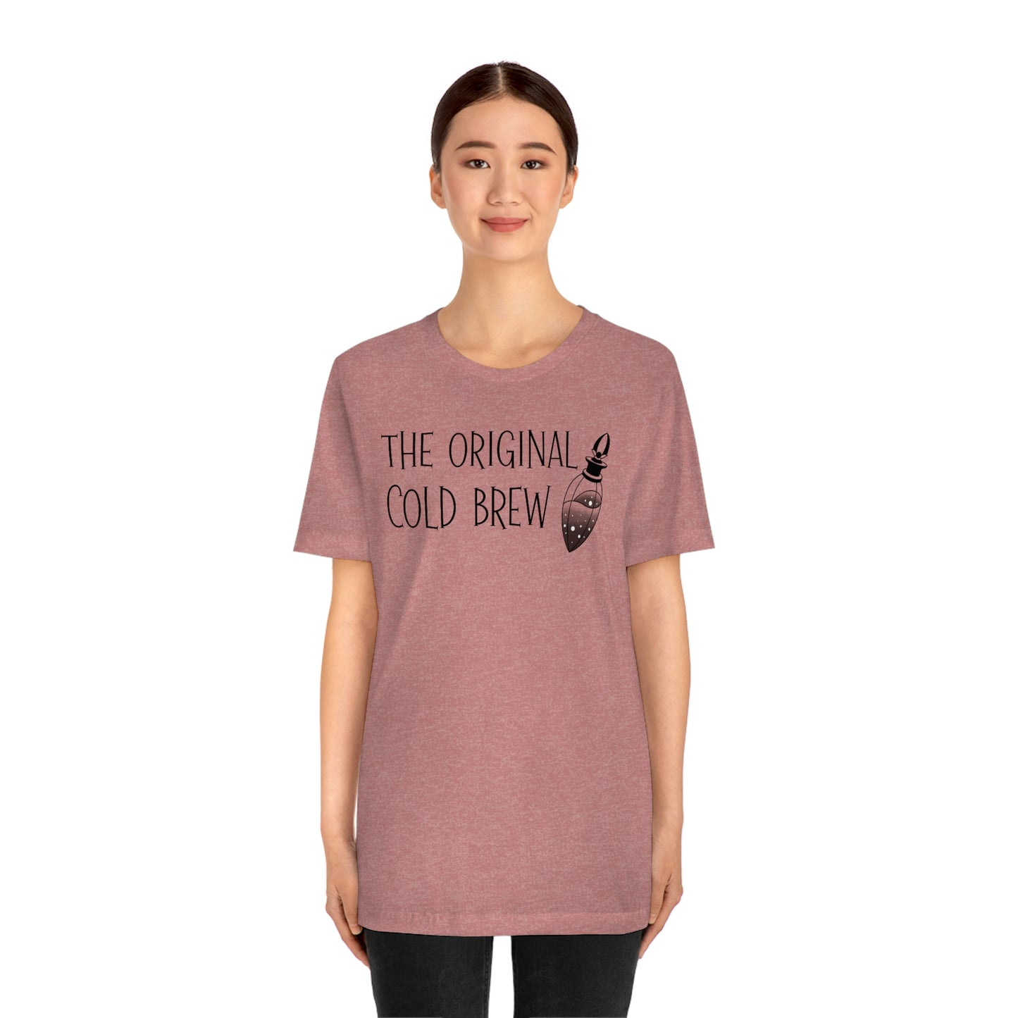 The Original Cold Brew Black Font Unisex Jersey Short Sleeve Tee