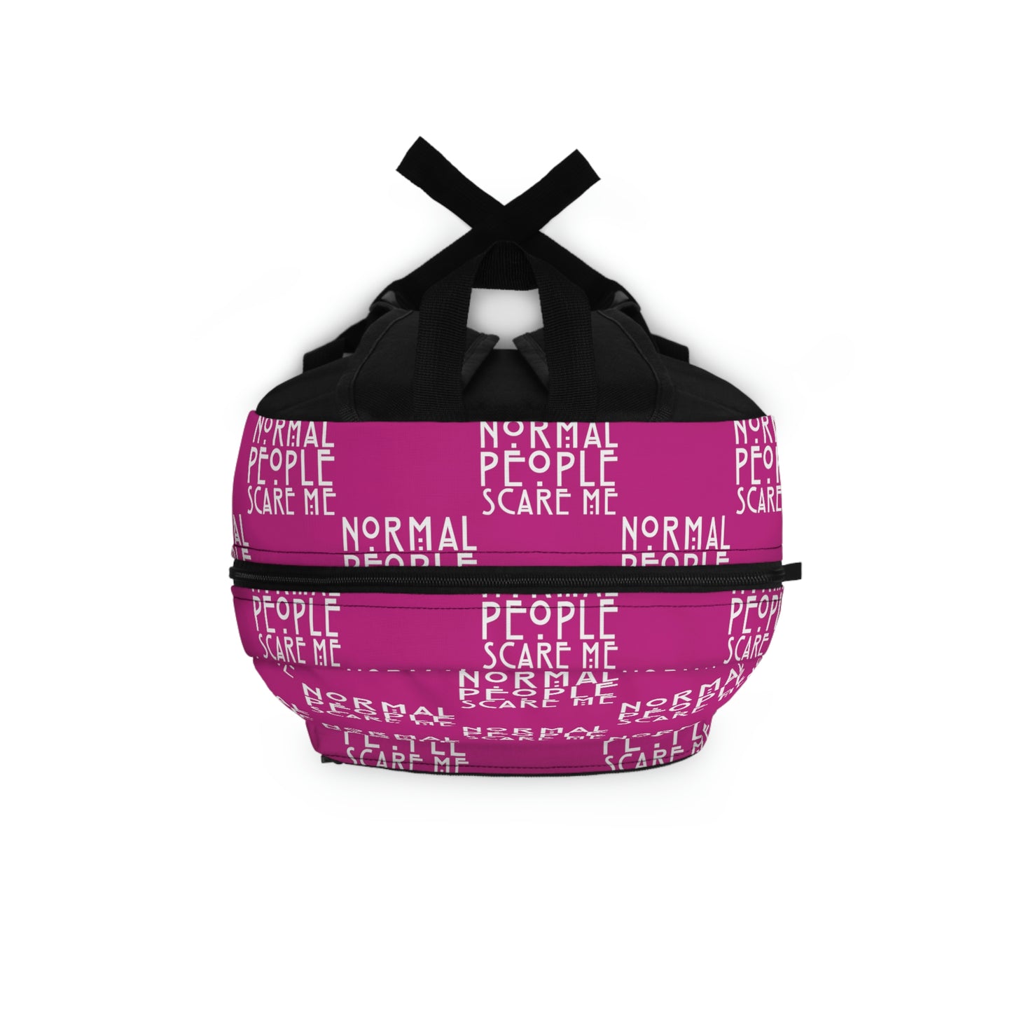 Pink Checkered Normal people Backpack