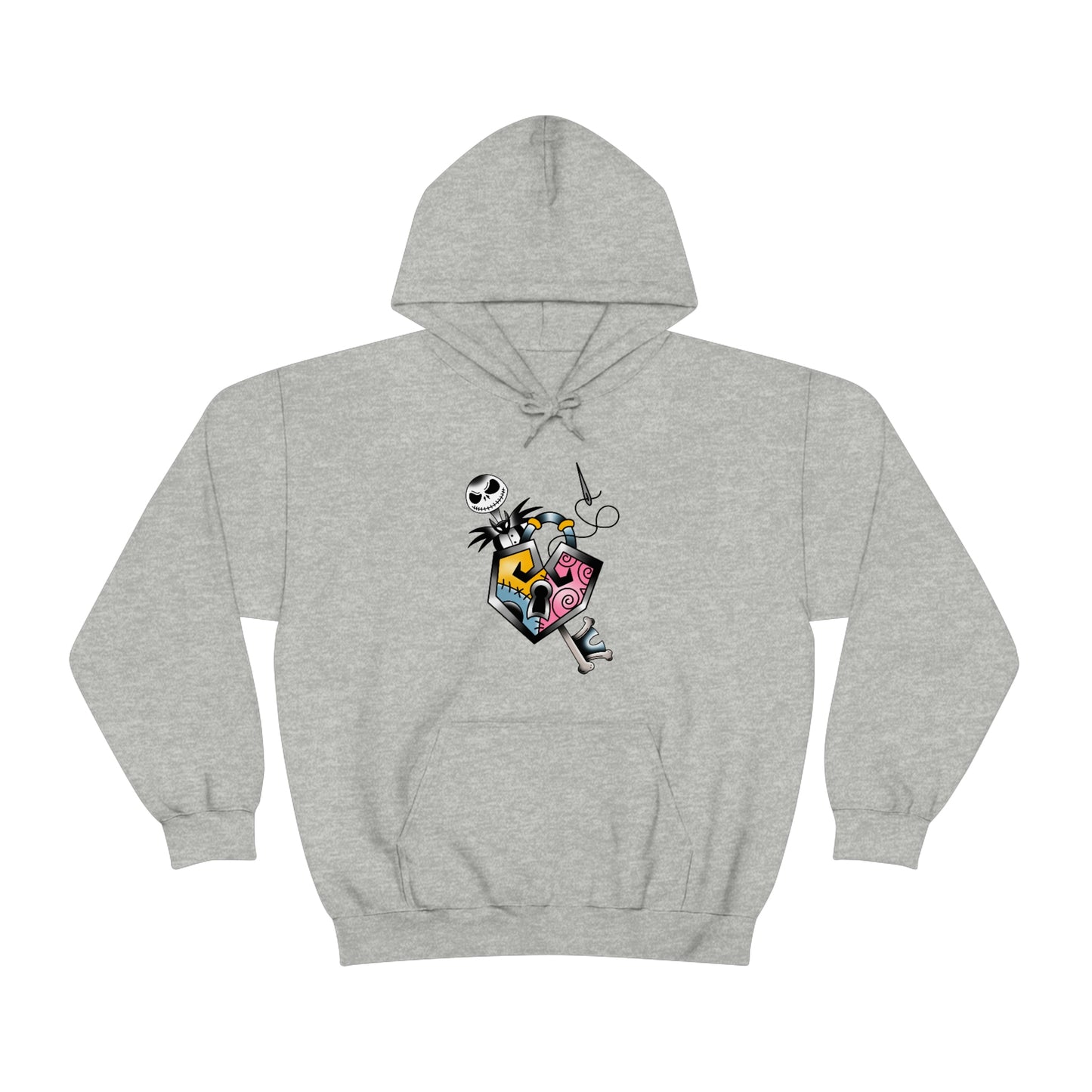 Jack and Sally Lock and Key Unisex Heavy Blend™ Hooded Sweatshirt