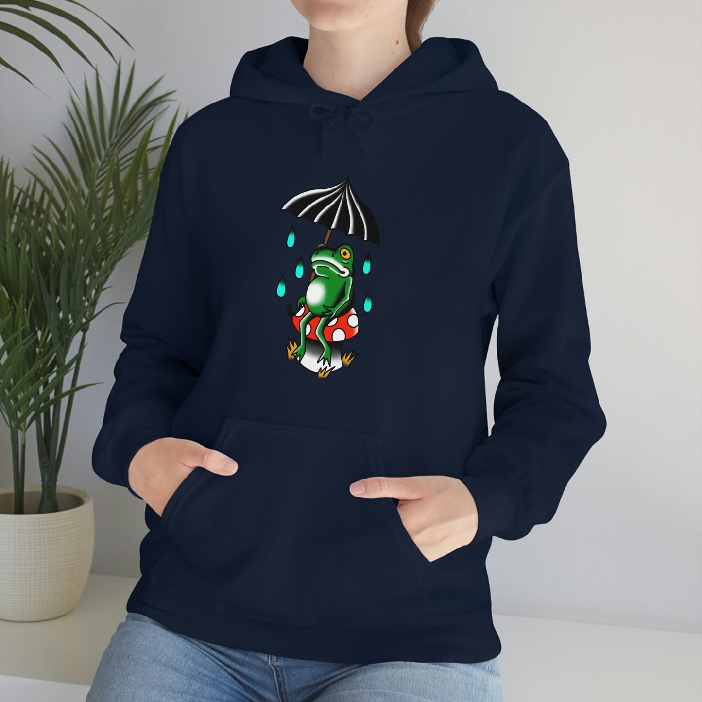 Rainy Day Frog Unisex Heavy Blend™ Hooded Sweatshirt