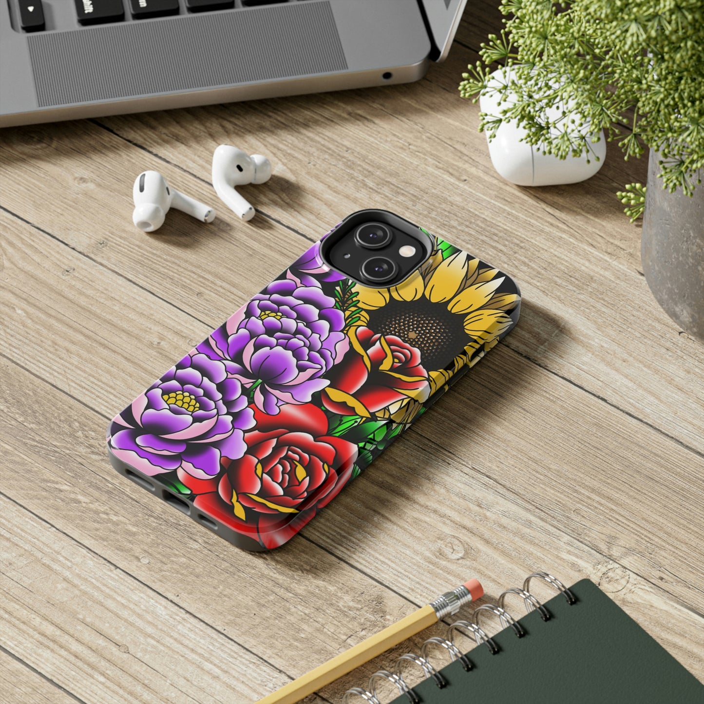 Flower Mix Up Tough Phone Cases, Case-Mate