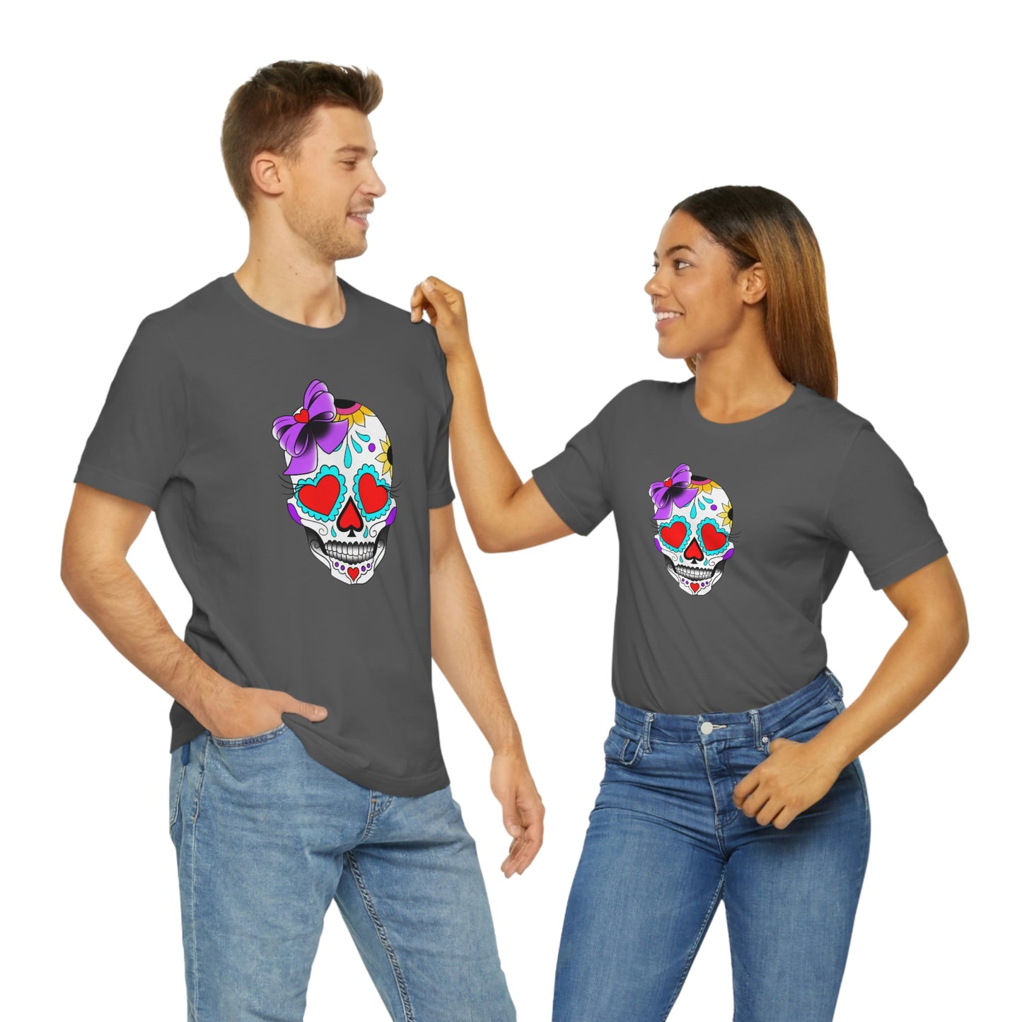 Lady Day of the Dead Unisex Jersey Short Sleeve Tee