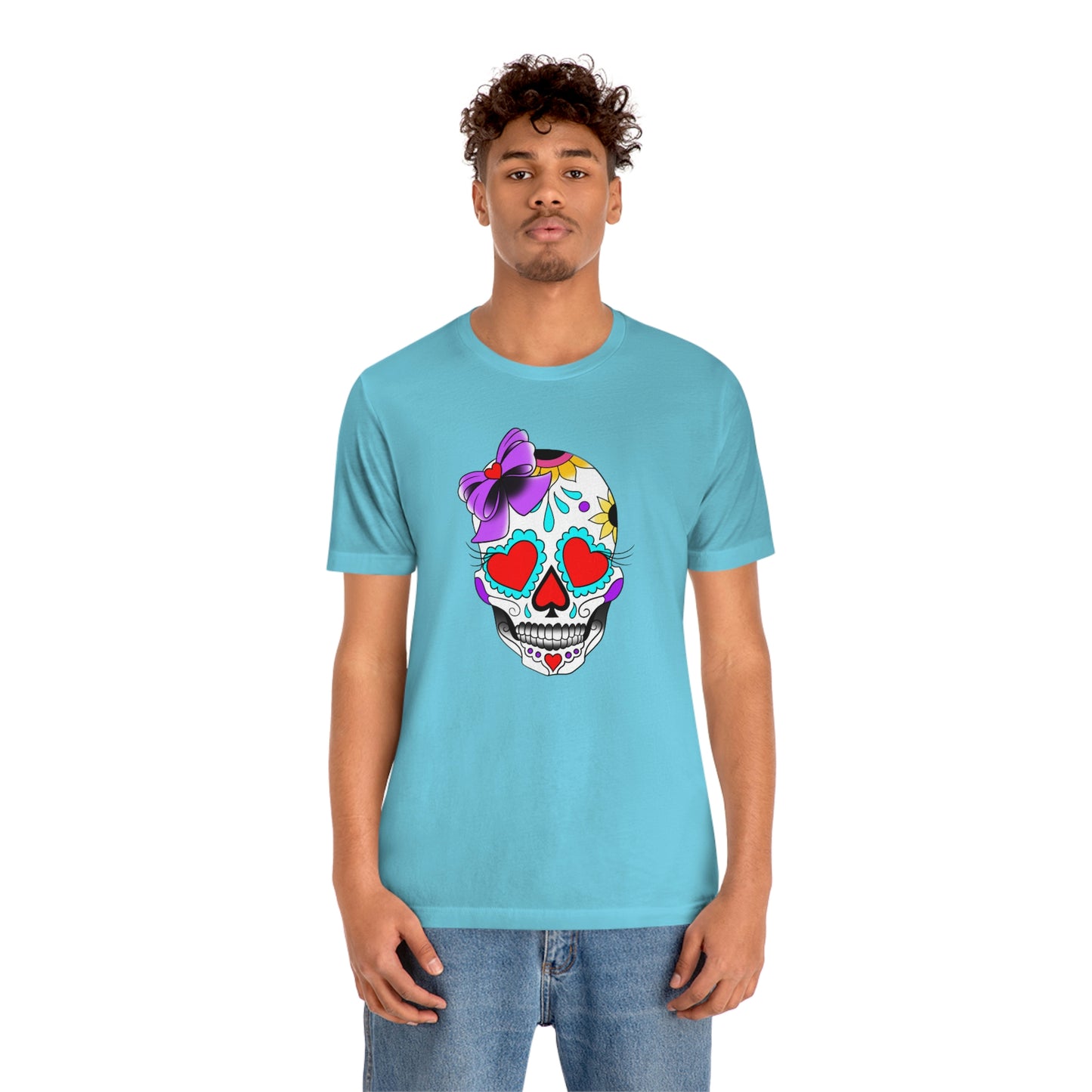 Lady Day of the Dead Unisex Jersey Short Sleeve Tee