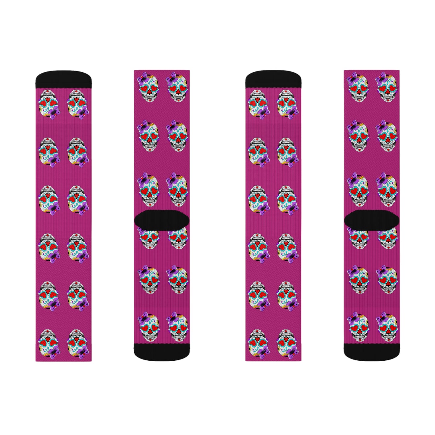 Lady Day of the Dead Sublimation Socks